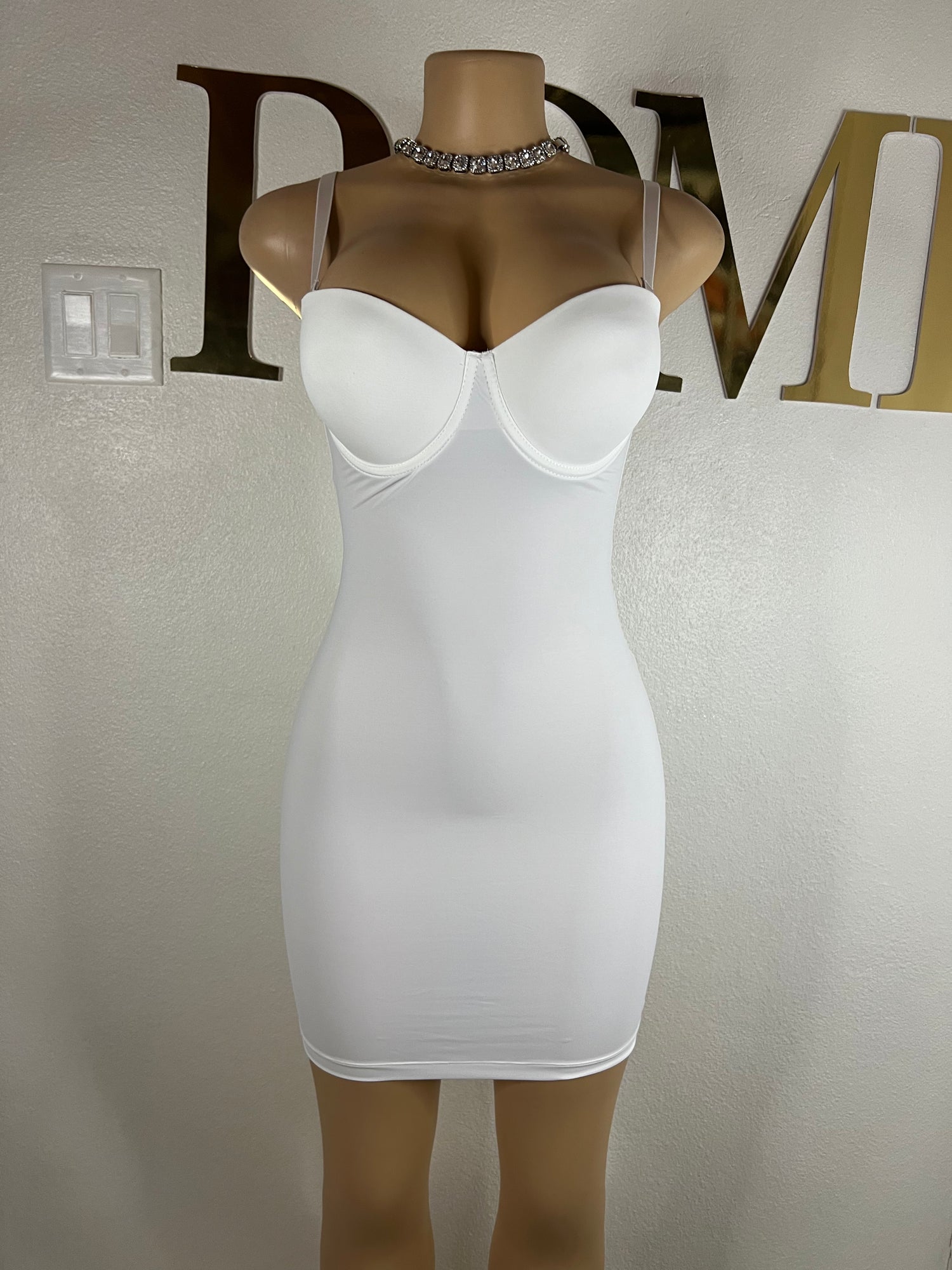 Shapewear Dress (White) – Rome Fashion House