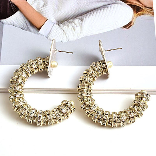 Channing Diamond Earrings (Silver)