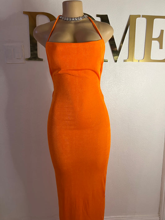 Carey Vibe Dress (Orange)