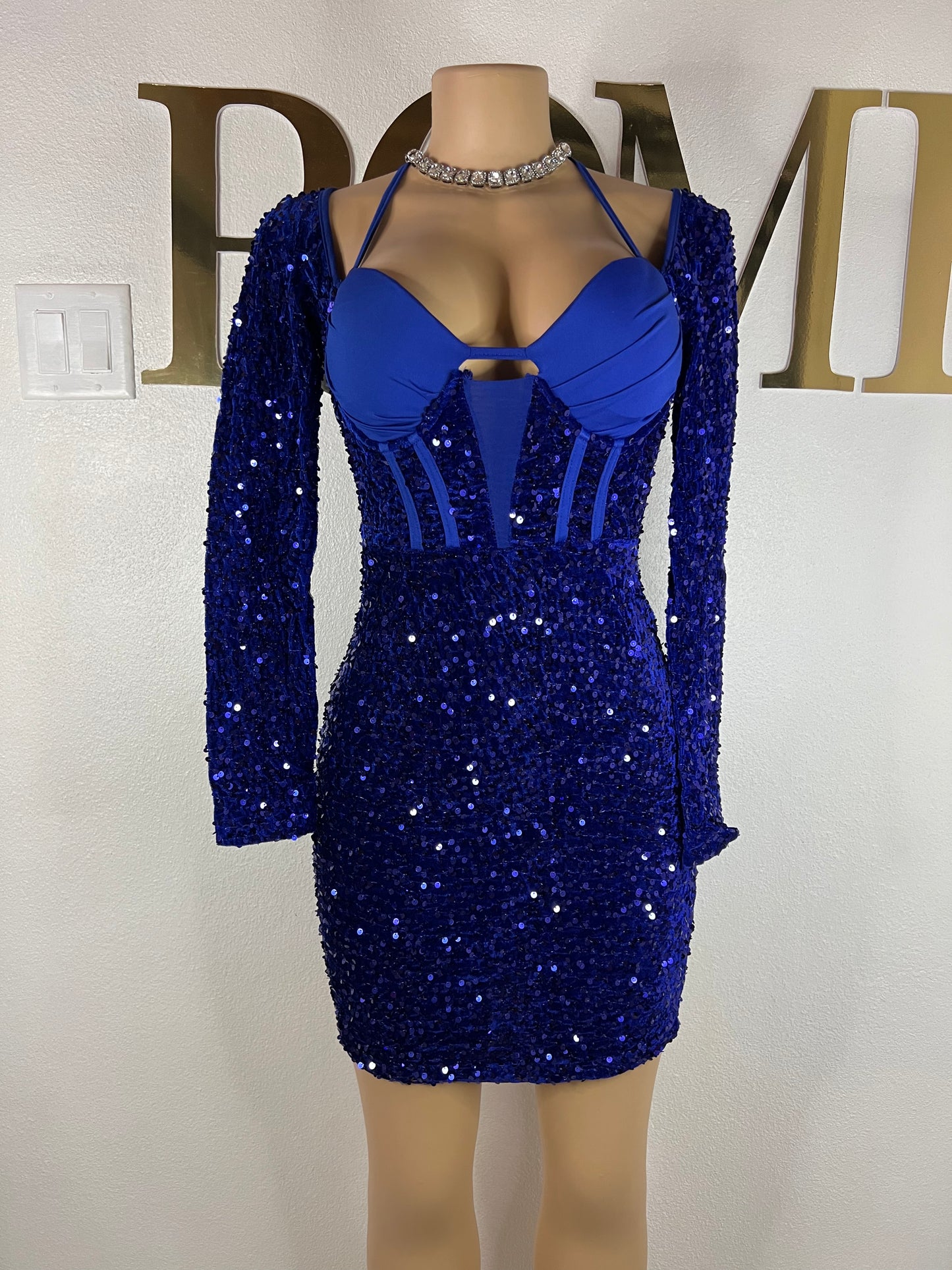 Sofia Dress (Blue)