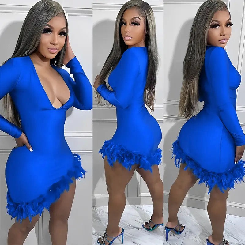 Brittany V Slay Dress (Blue)