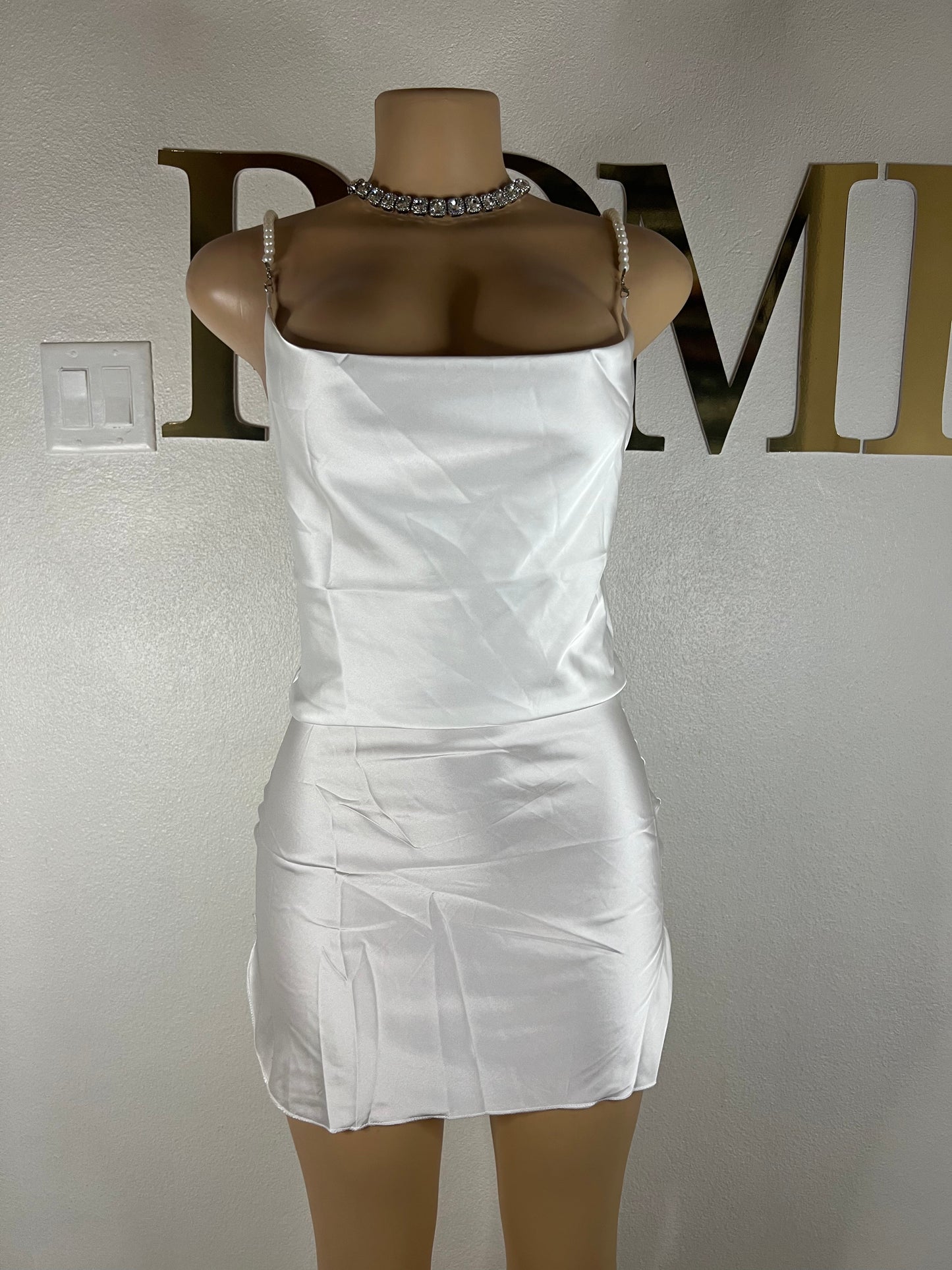 Duchess Mini Dress (White)