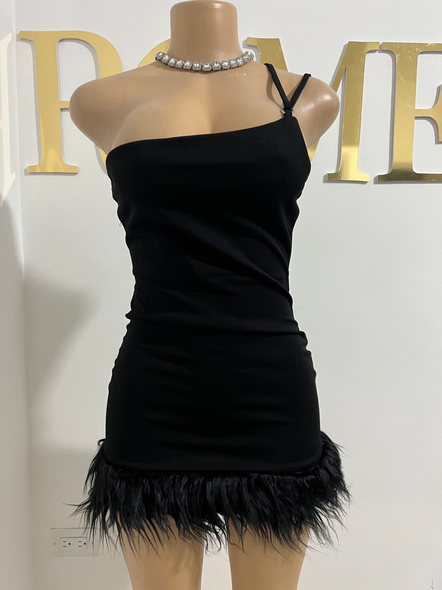 Moira Mini Dress (Black)