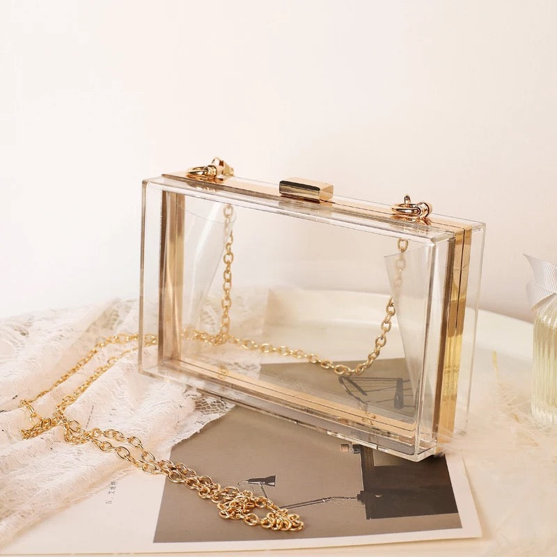 Truth Transparent Purse (Gold)