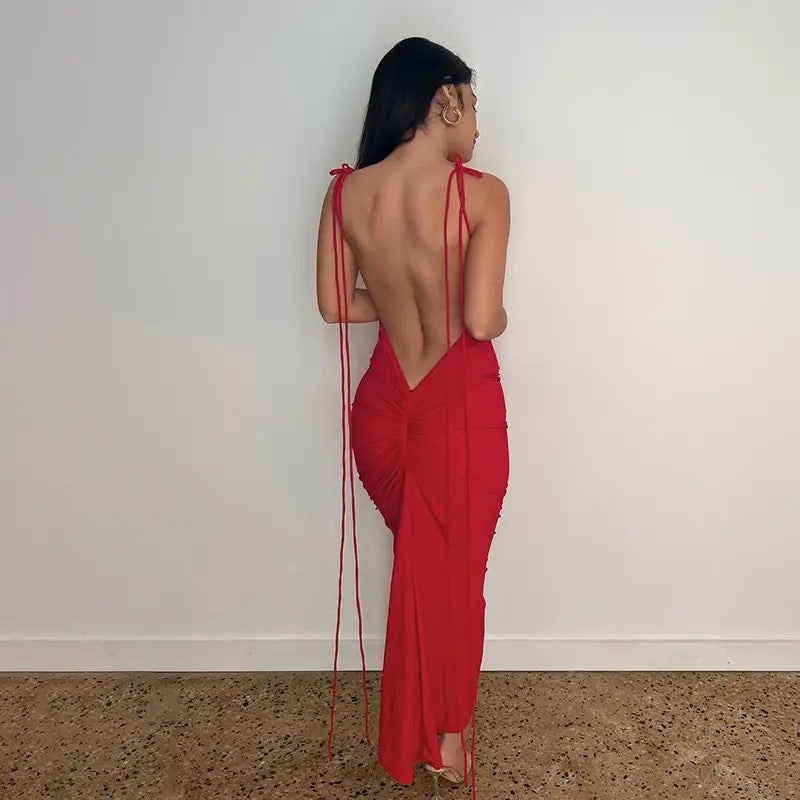 Carey Star Dress (Red)