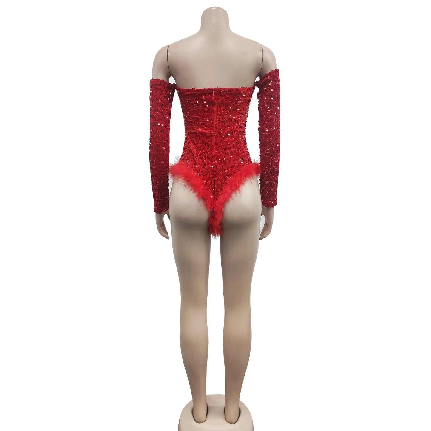Octavia Bodysuit (Red)
