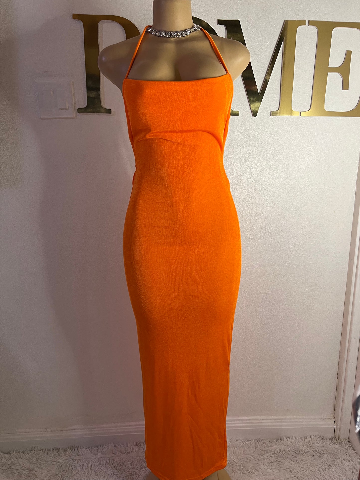 Carey Vibe Dress (Orange)