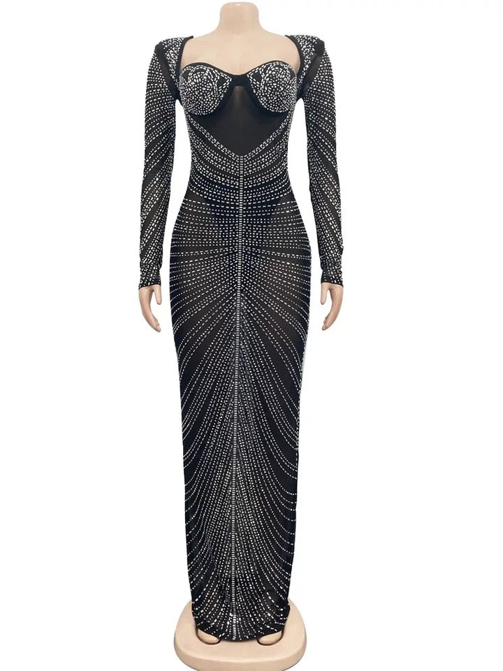Medusa Grand Dress (Black)