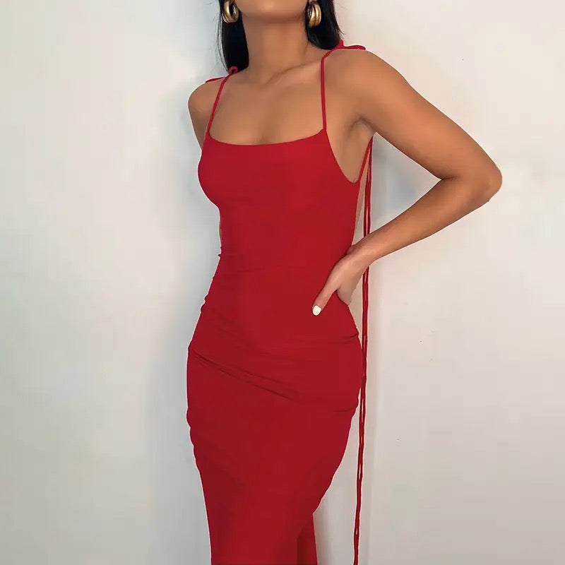 Carey Star Dress (Red)