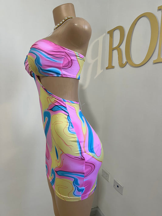 Miriah Dress (Multi-colored)