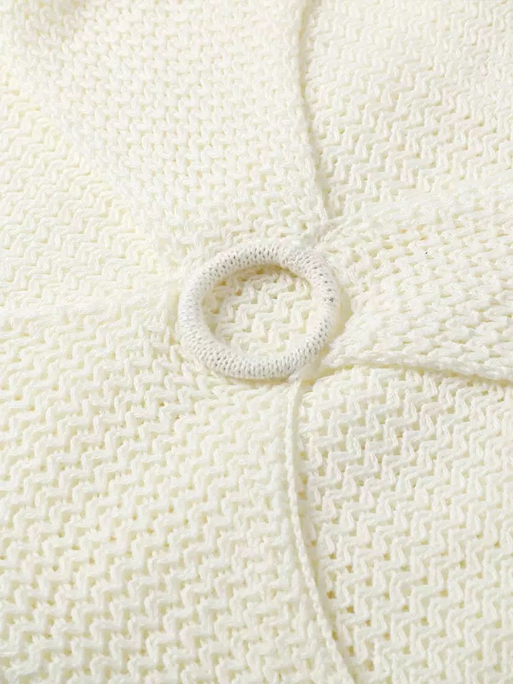 Maldives Crochet Dress (Cream)