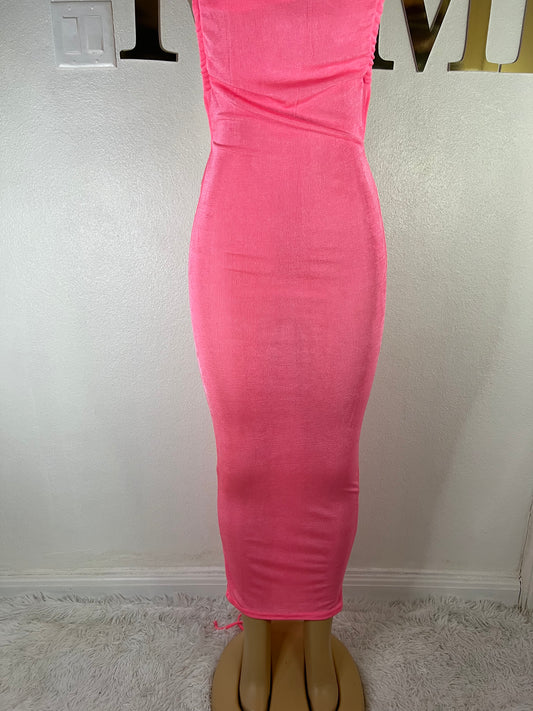 Carey Vibe Dress (Pink)