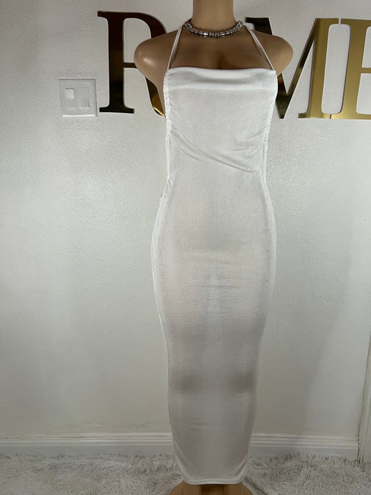Carey Vibe Dress (White)