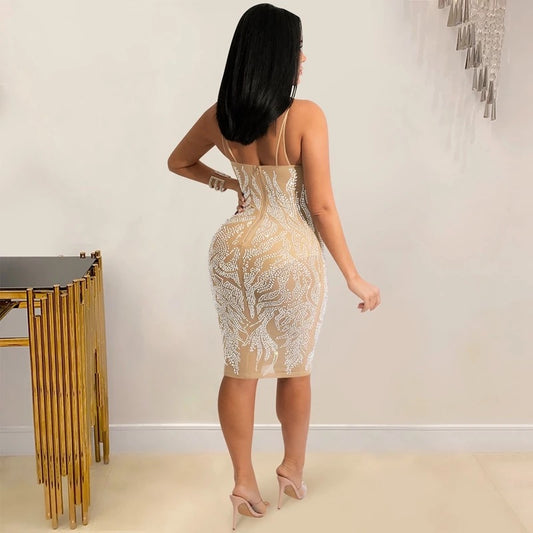 Delilah Dress (Nude)