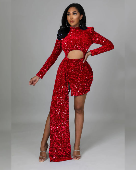 Hollywood Allegra Dress (Red)