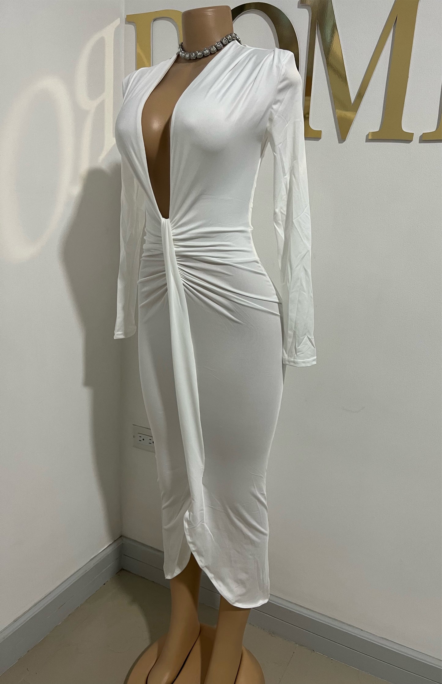 Mia Slay Dress (White)