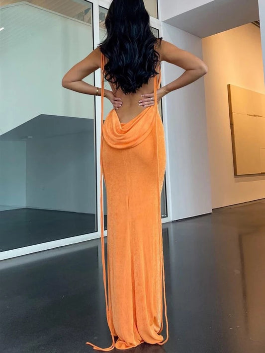 Carey Dress (Orange)