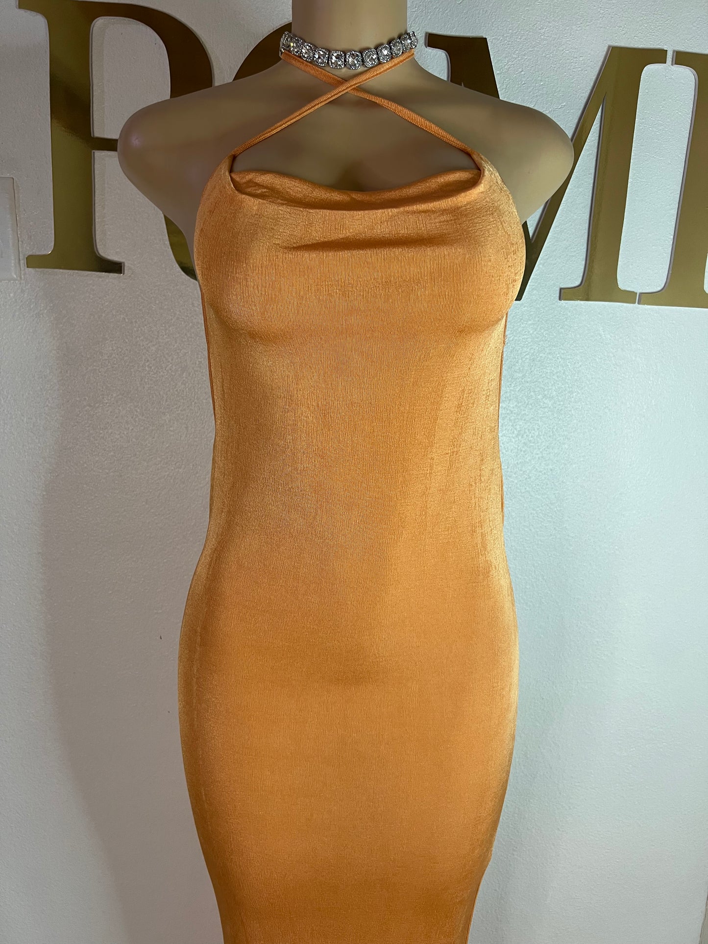 Carey True Dress (Orange)