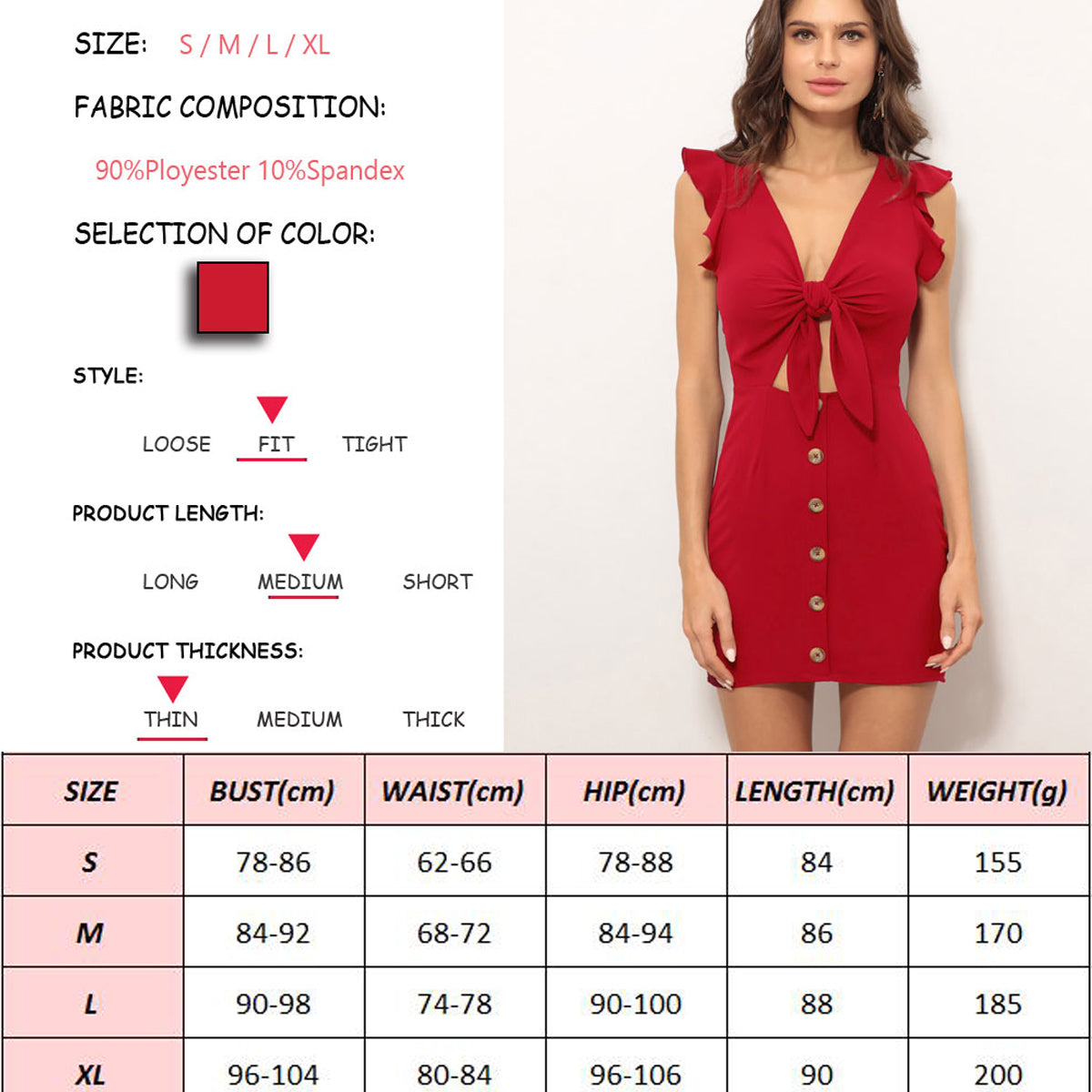 Red Tie Dress $2,000 - rome-fashion-house