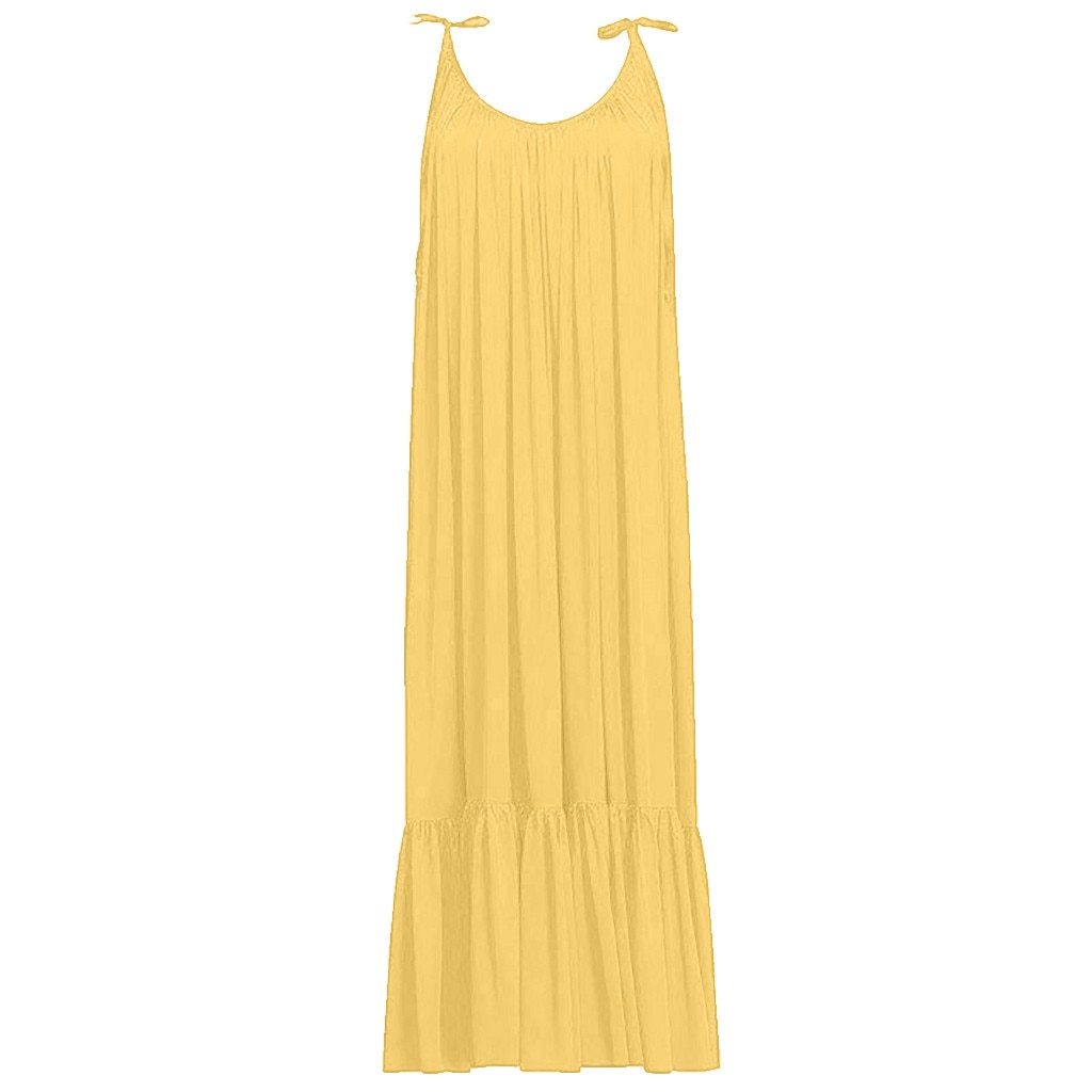 Maxi Summer Dress (Yellow)