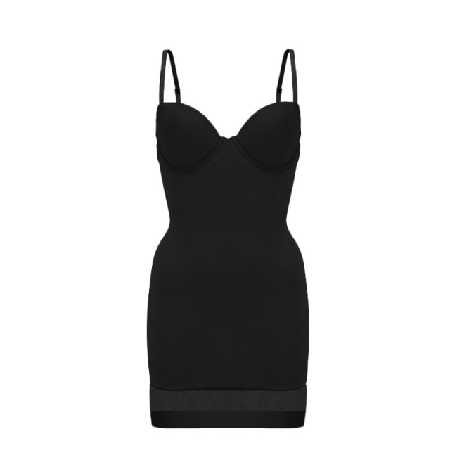 Shapewear Lingerie Dress (Black)