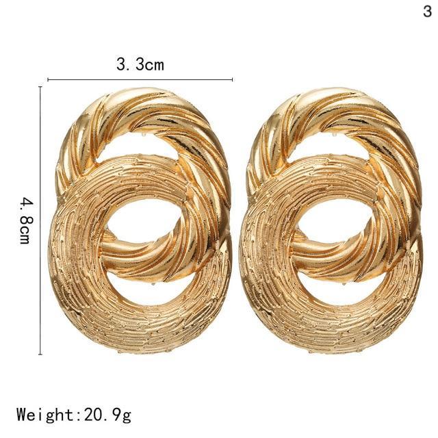 Geometric Statement Earrings